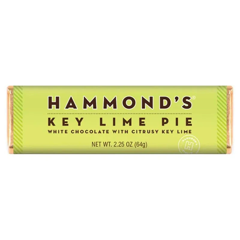 Hammond‘s Candies White Chocolate with Key Lime Pie Candy Bar