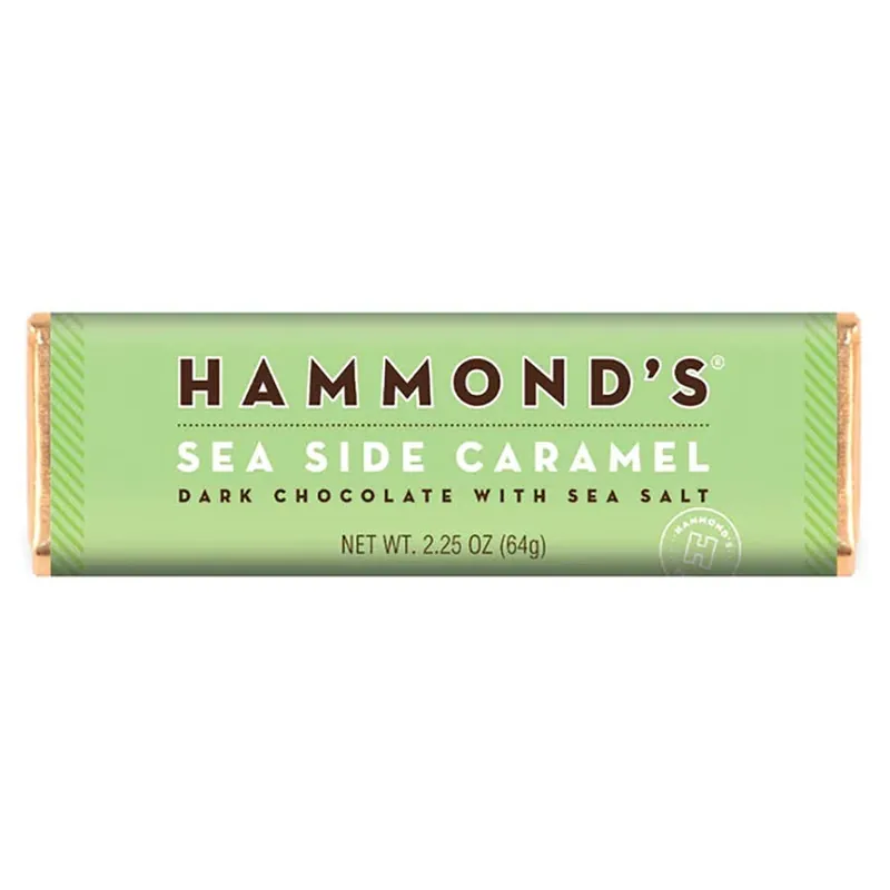 Hammond‘s Candies Dark Chocolate with Sea Salt and Caramel Candy Bar