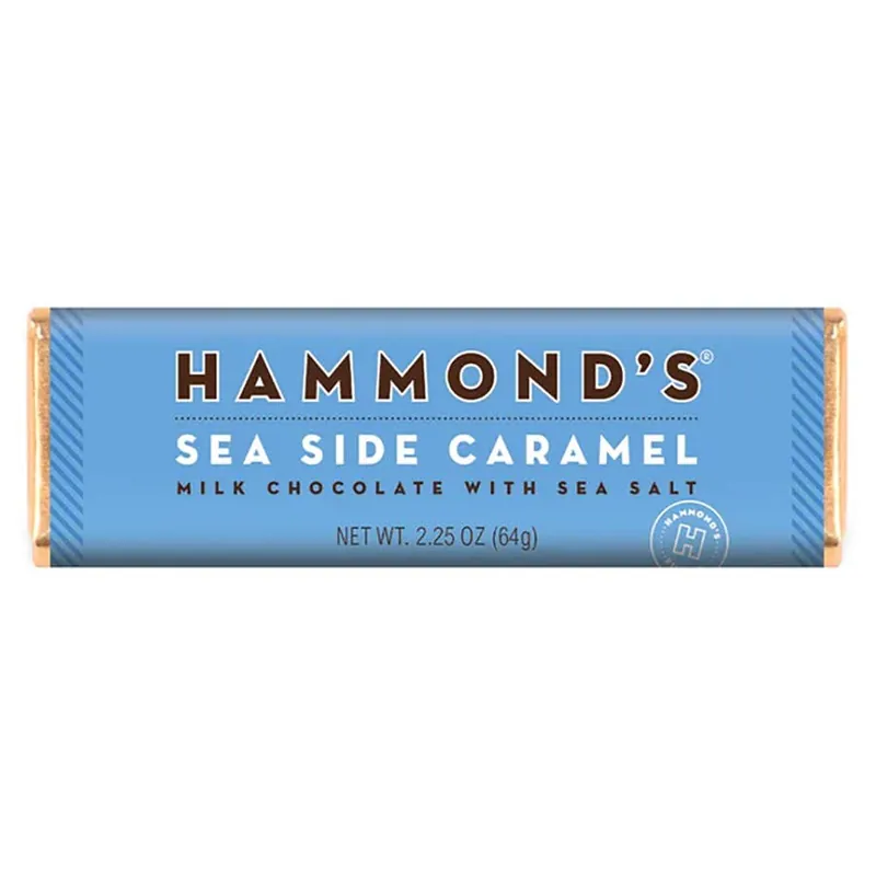 Hammond‘s Candies Milk Chocolate with Sea Salt and Caramel Candy Bar