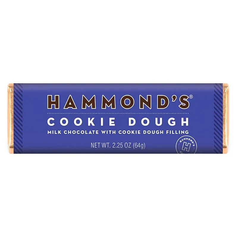 Hammond‘s Candies Milk Chocolate with Cookie Dough Filling Candy Bar