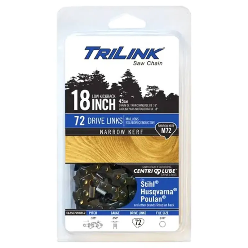 TriLink Saw Chain M72 Semi-Chisel Chainsaw Chain