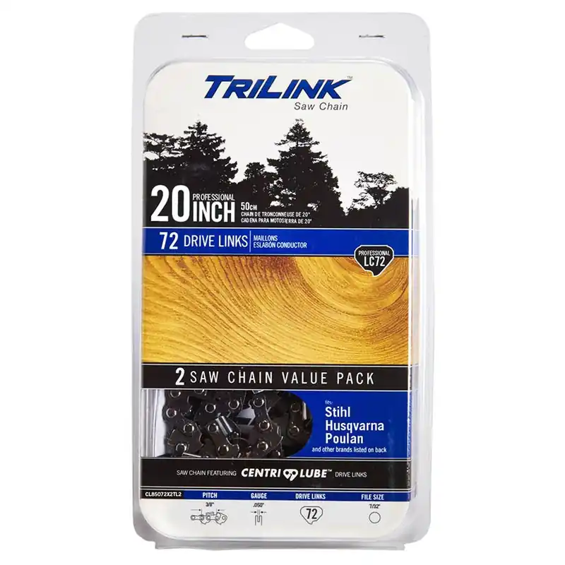 TriLink Saw Chain D72 3/8" STD Chisel Chainsaw Chain