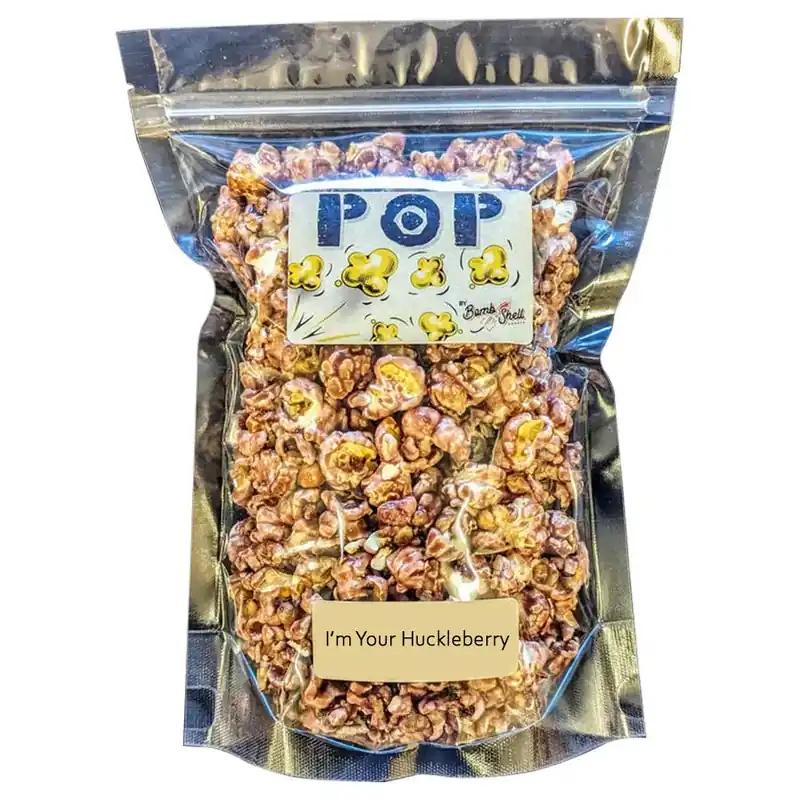 BombShell Sweets POP Gourmet Popcorn - I‘m Your Huckleberry