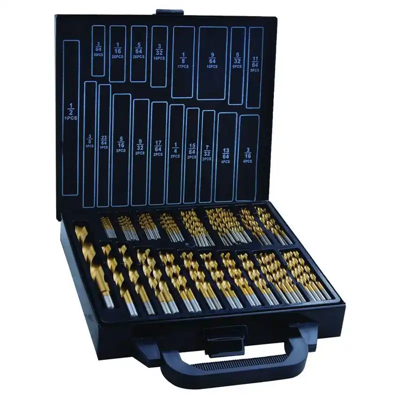 Steel Core Titanium Drill Bit Set 160pc