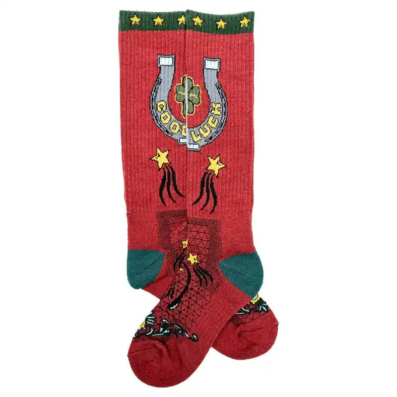 Lucky Chuck Women‘s Lucky Horseshoe Performance Socks