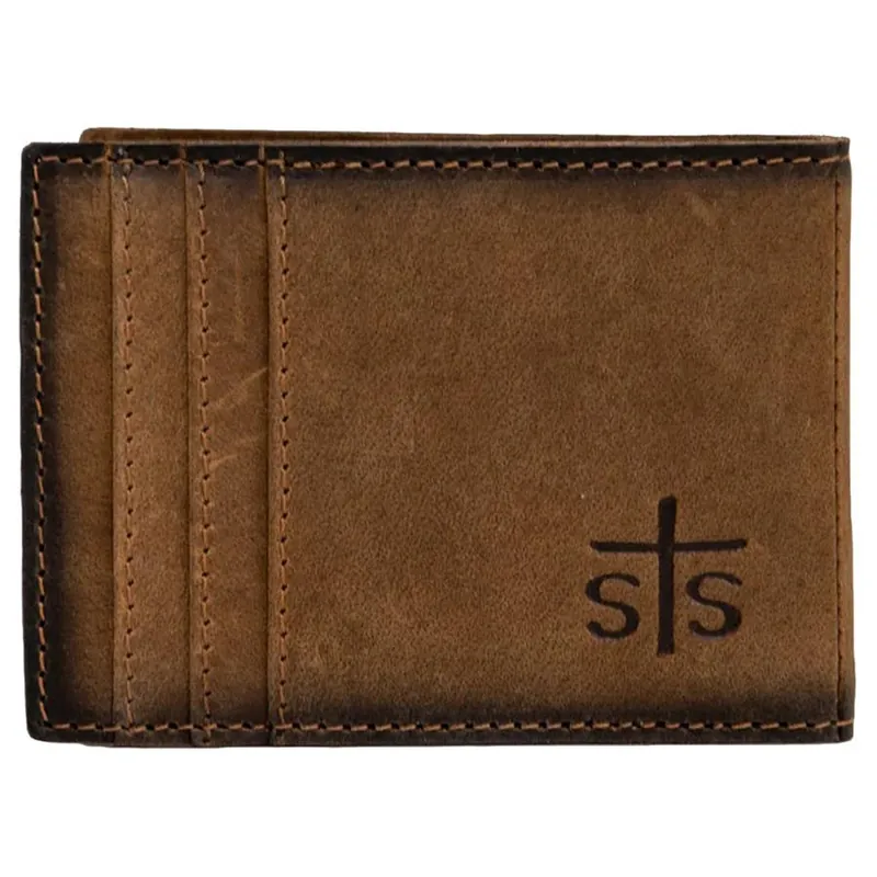 STS Ranchwear Men‘s Foreman Money Clip Card Wallet