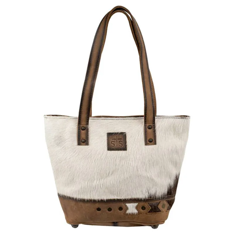 STS Ranchwear Women‘s Roswell Cowhide Small Tote