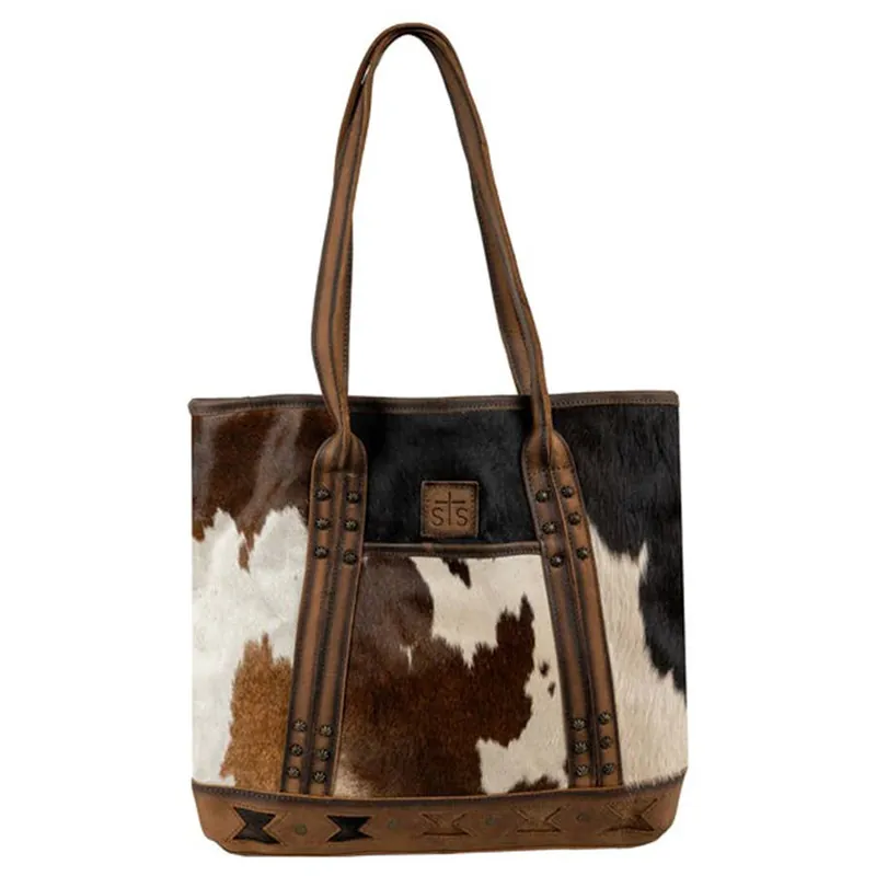 STS Ranchwear Women‘s Roswell Cowhide Tote