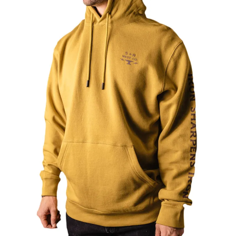 Smith + Rogue Men‘s Iron Sharpens Iron Kangaroo Pocket Hoodie
