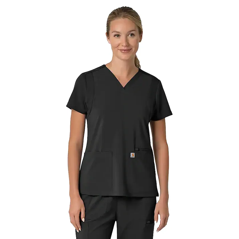 Carhartt Women‘s Force Cross Flex Panel V-Neck Scrub Top