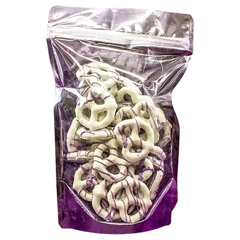 Larchwood Farms "Wild" Huckleberry White Chocolate Pretzels