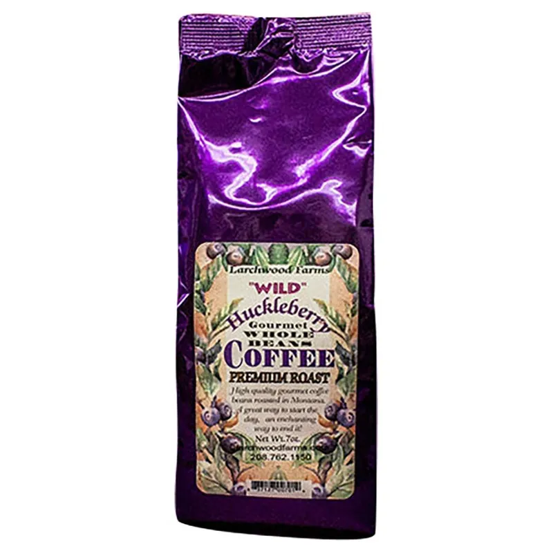 Larchwood Farms "Wild" Huckleberry Roasted Whole Beans Coffee