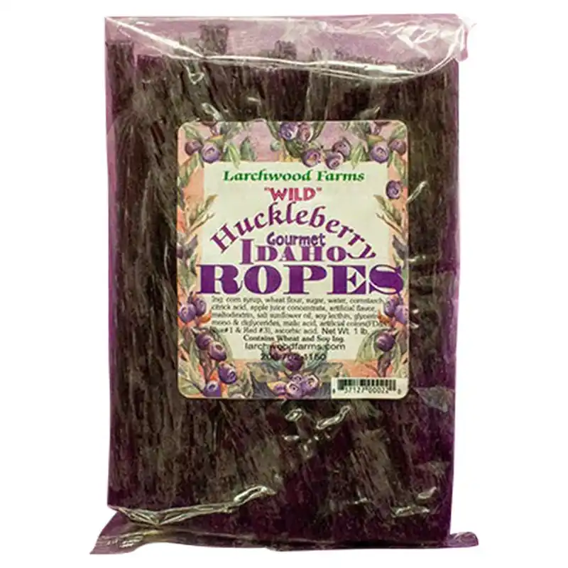 Larchwood Farms "Wild" Huckleberry Licorice Ropes