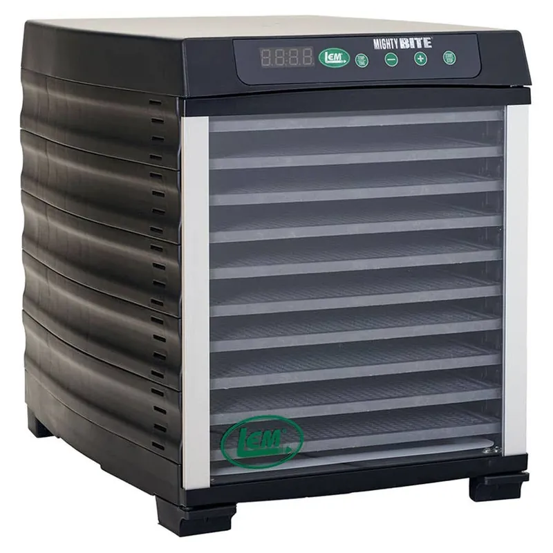LEM MightyBite 10-Tray Plastic Dehydrator