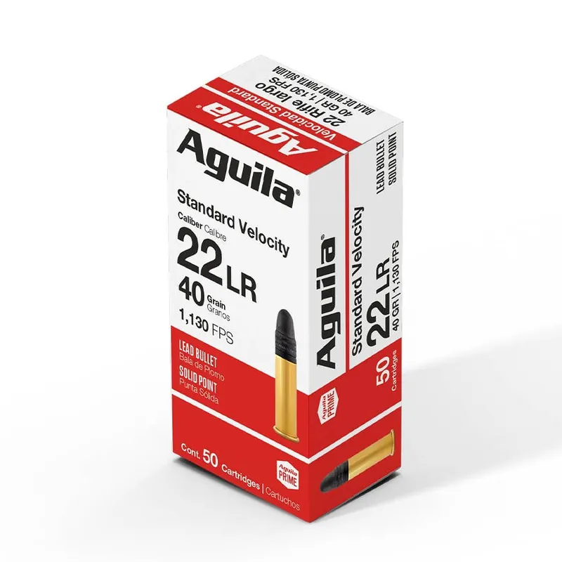 Aguila .22LR Super Extra Standard Velocity LRN - 40GR - 50ct
