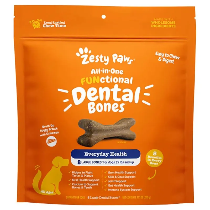 Zesty Paws LLC All-in-One Functional Dental Bones