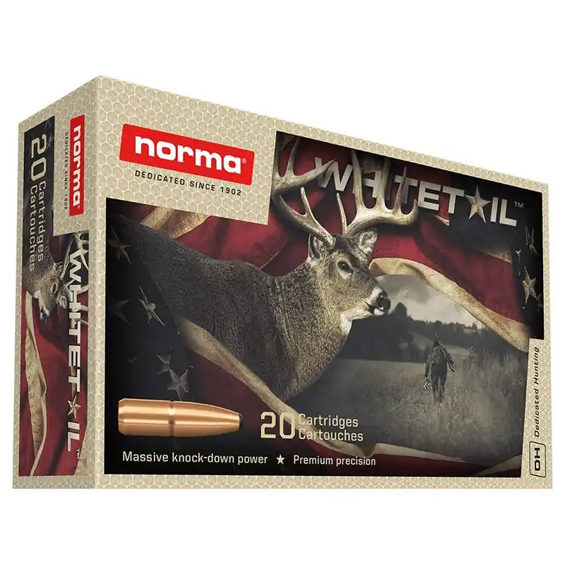 Norma Whitetail 7mm-08 Rem Pointed Soft Point Rifle Ammunition