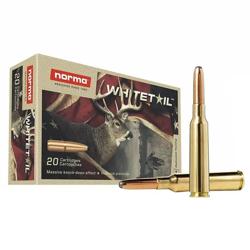 Norma Whitetail 8x57 JS Mauser Pointed Soft Point Rifle Ammunition