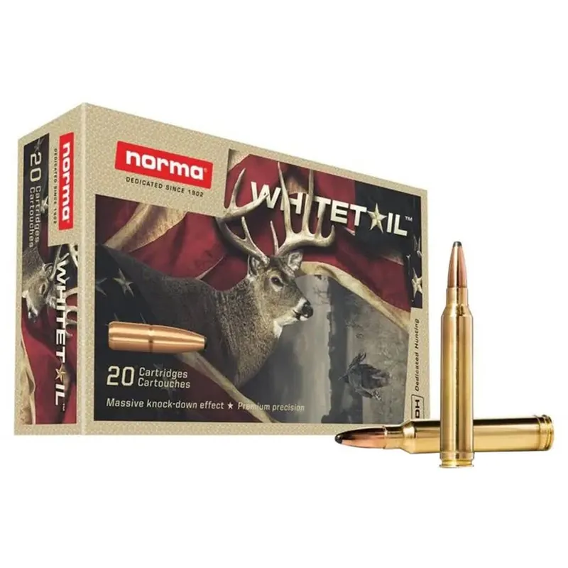 Norma Whitetail .300 Win Mag Pointed Soft Point Rifle Ammunition