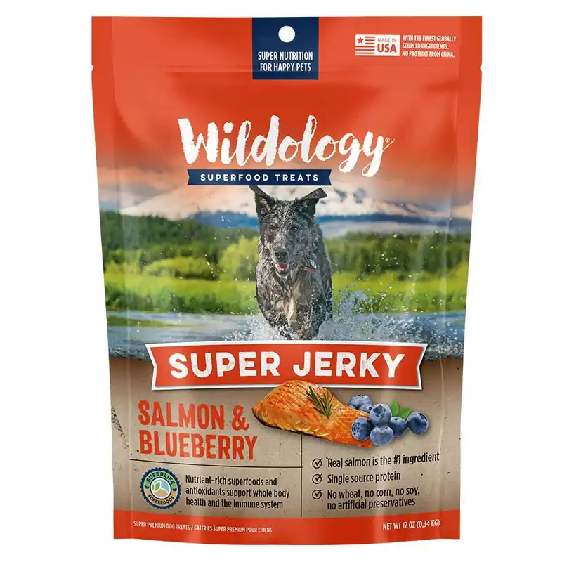 Wildology® Salmon & Blueberry Super Jerky