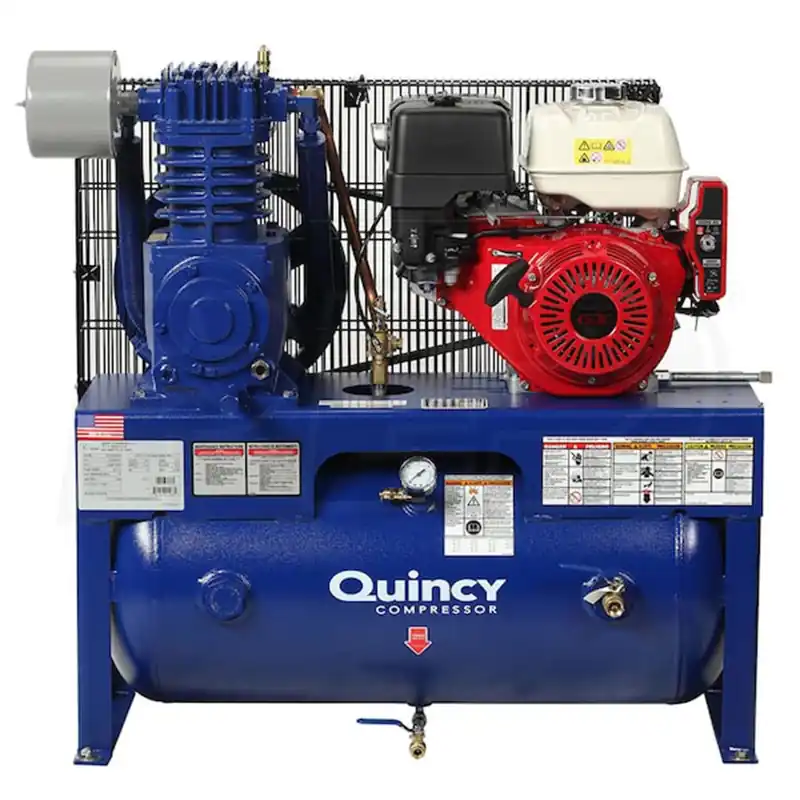 Quincy G413H30HCB Compressor 13HP w/ Honda Gas Engine - 30 gal