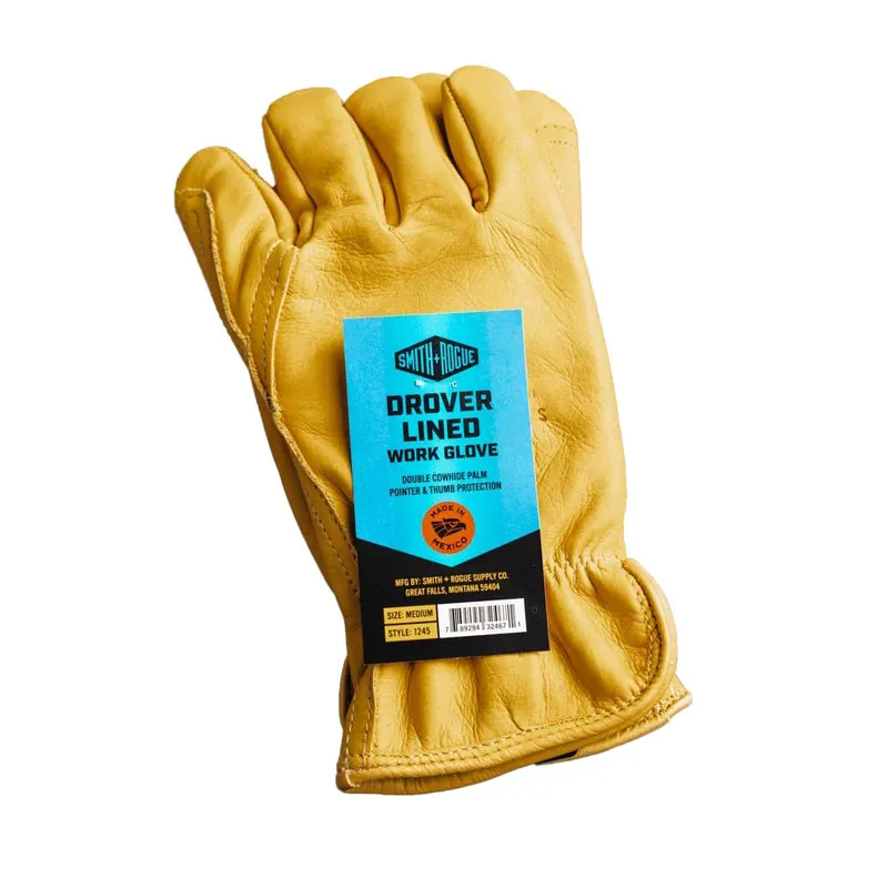 Smith + Rogue Men‘s Drover Lined Work Glove - Light Yellow