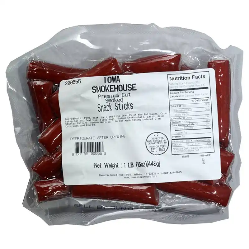 Iowa Smokehouse Premium Cut Snack Sticks
