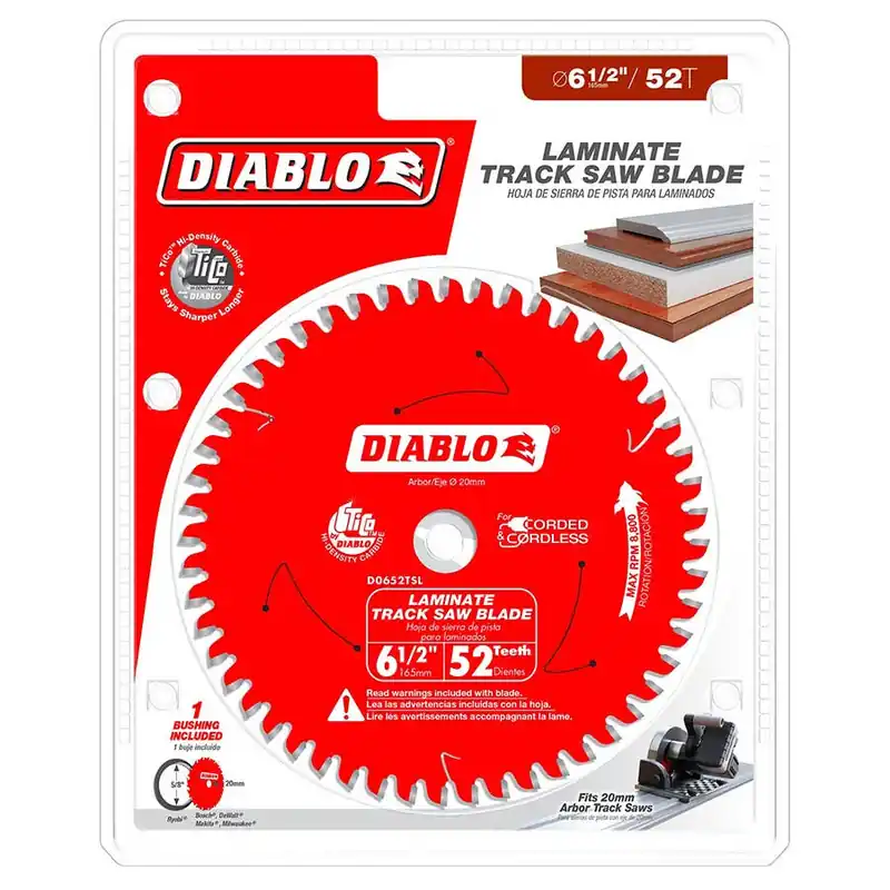Diablo 52 Teeth Track Saw Blade for Laminate