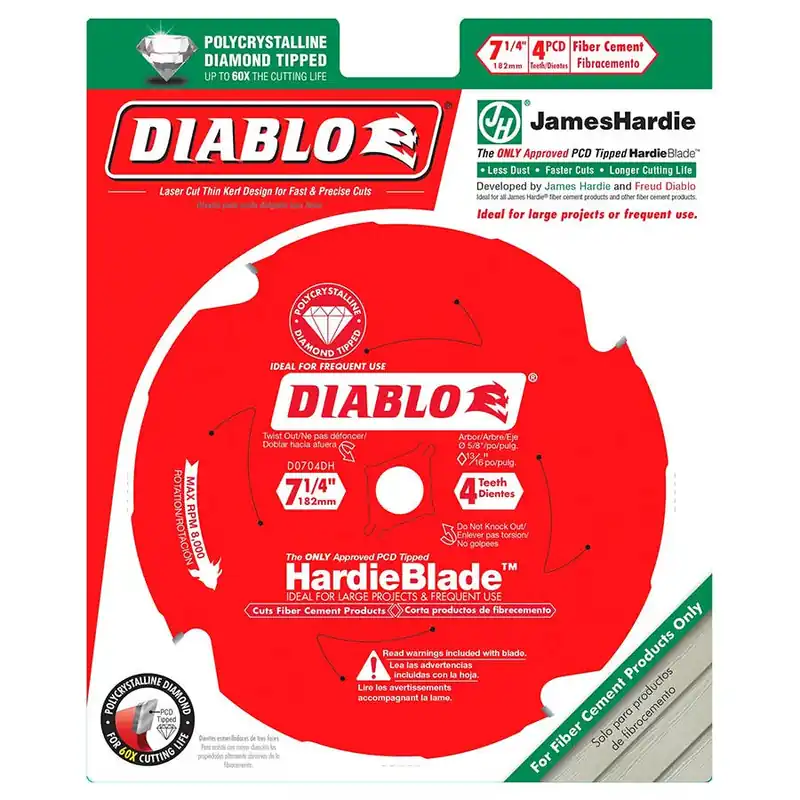 Diablo HardieBlade 4 Teeth Fiber Cement Saw Blade