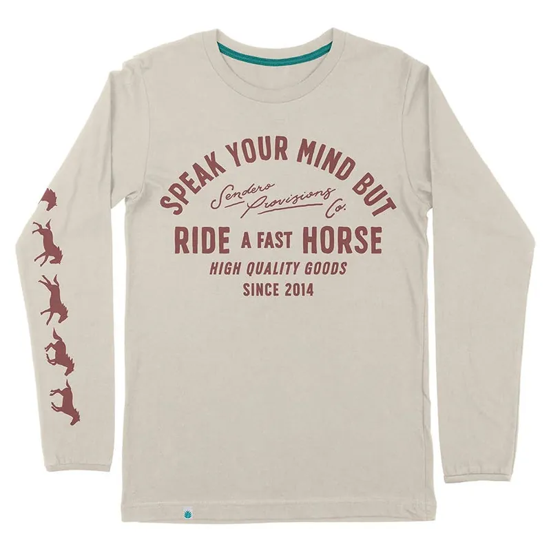 Sendero Provisions CO Men‘s Fast Horse Long Sleeve T-Shirt