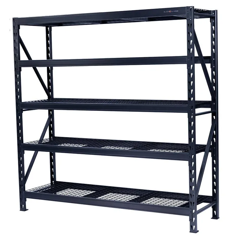 Black Diamond 5 Tier Heavy Duty Shelving Unit - 84" Shelves
