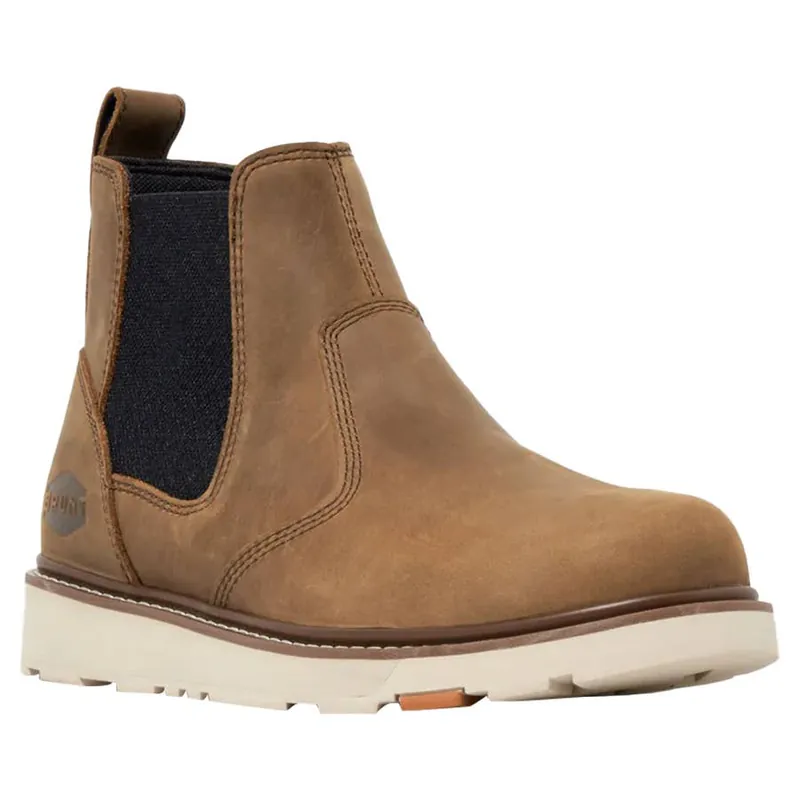 BRUNT Men‘s The Ohman Soft Toe Slip-On Work Boots