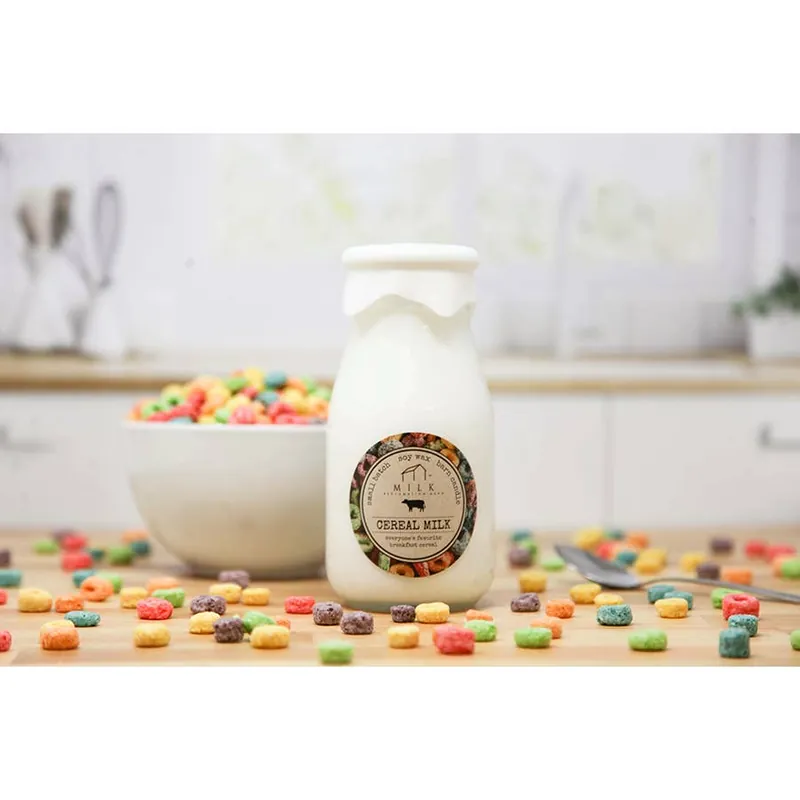 Milk Reclamation Barn Milk Bottle Candle