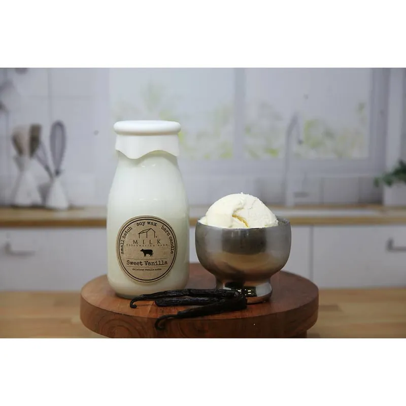 Milk Reclamation Barn Milk Bottle Candle