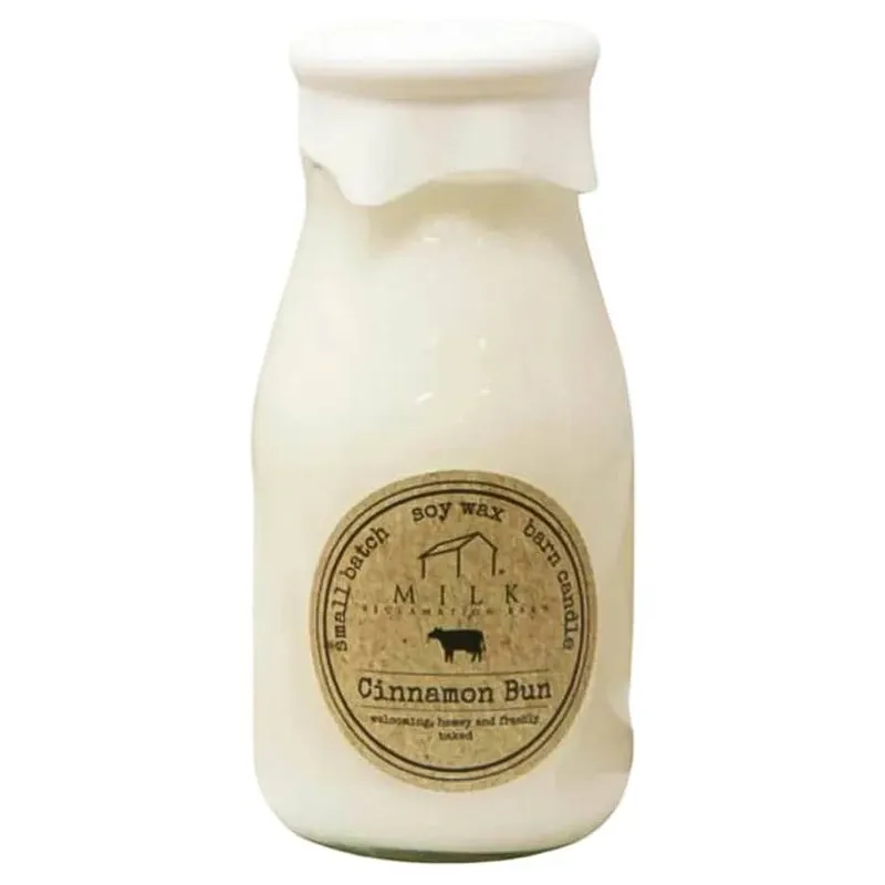 Milk Reclamation Barn Milk Bottle Candle