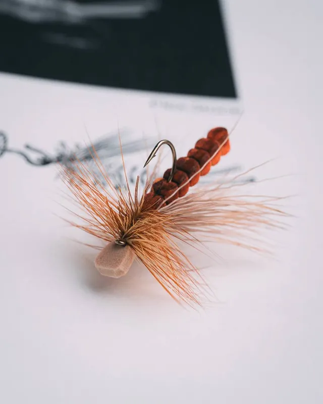 Ken Morrish‘s Oct Caddis Adult