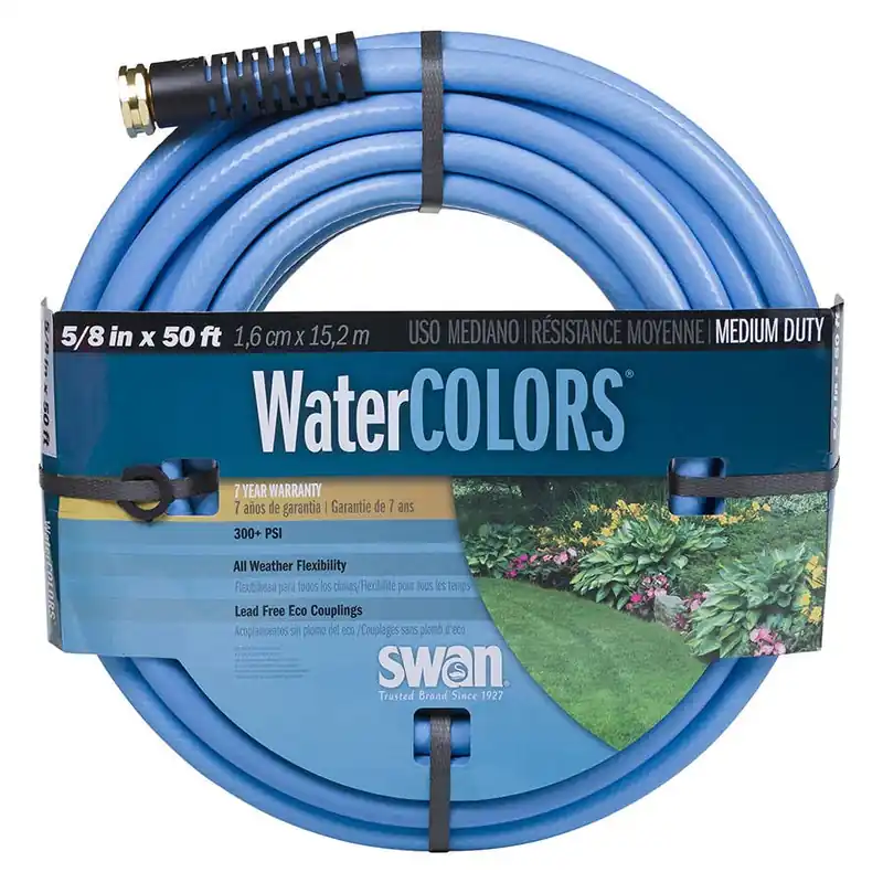 Swan WaterCOLORS Hose - Medium Duty - 5/8" - 50‘