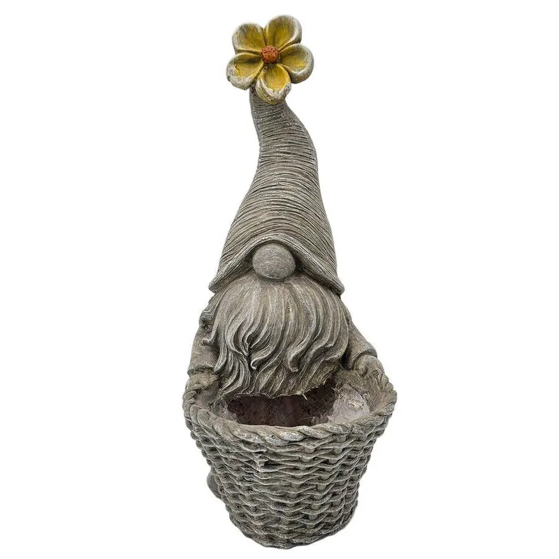 Backyard Expressions MGO Gnome Statue w/Planter