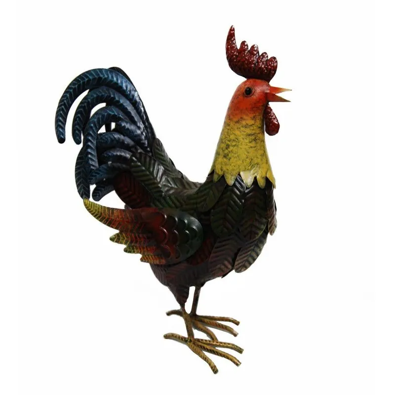 Backyard Expressions Rooster Decor