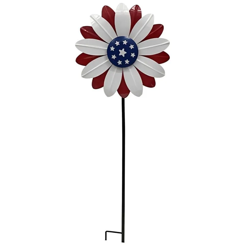 Backyard Expressions Patriotic Wind Spinner