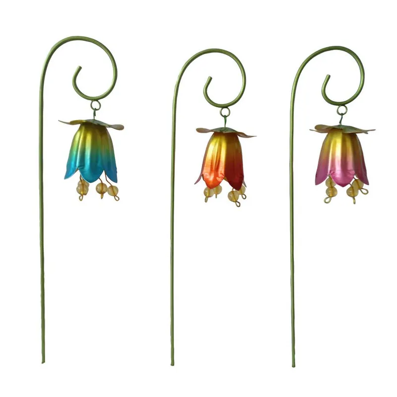 Alpine Small Flower with Shepherd Hook Pot Sticker