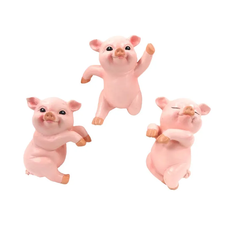 Alpine Pig Pot Hugger Garden Decor