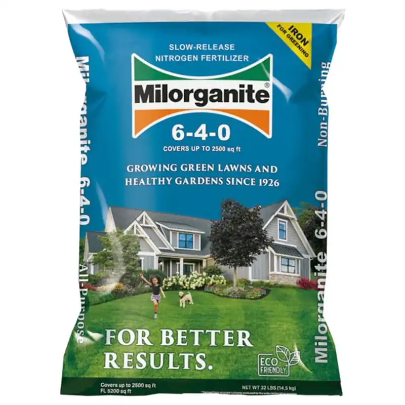 Milorganite 6-4-0 Organic Slow-Release Nitrogen Fertilizer