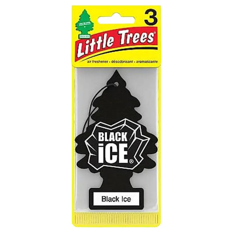 Little Trees Black Ice Hanging Air Freshener