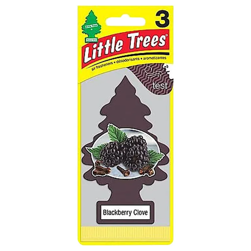 Little Trees Blackberry Clove Hanging Air Freshener