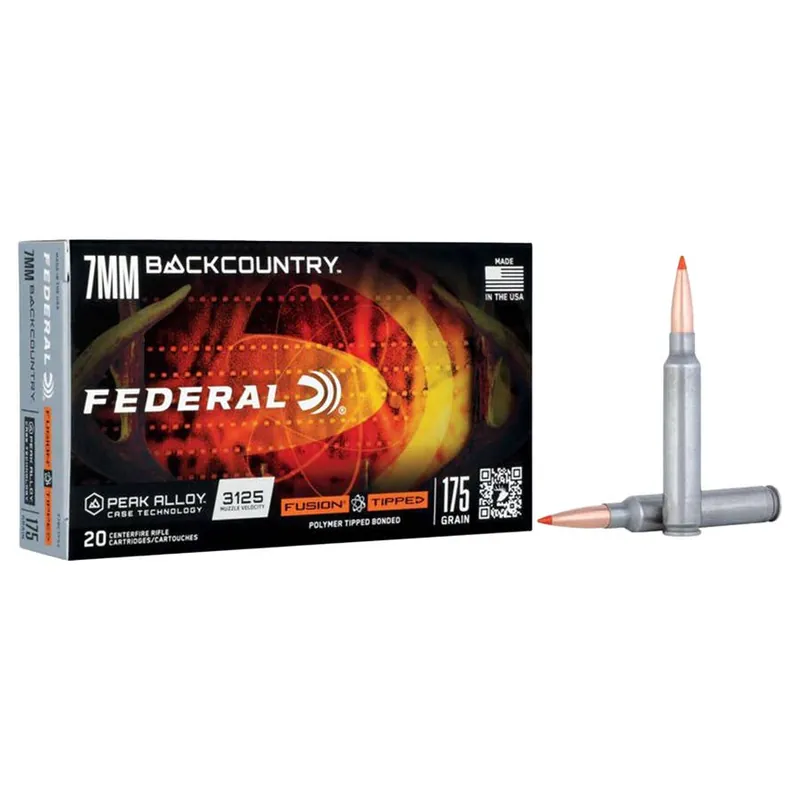 Federal Fusion Tipped 7mm Backcountry Peak Alloy Bullets