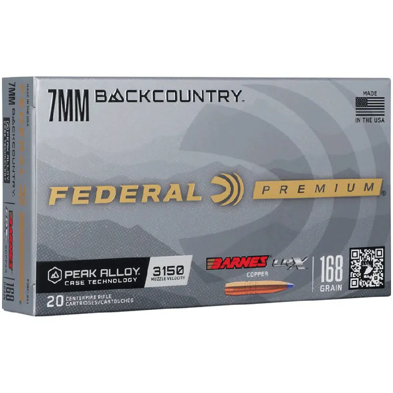 Federal Premium 7mm Backcountry Barnes LRX Rifle Bullets