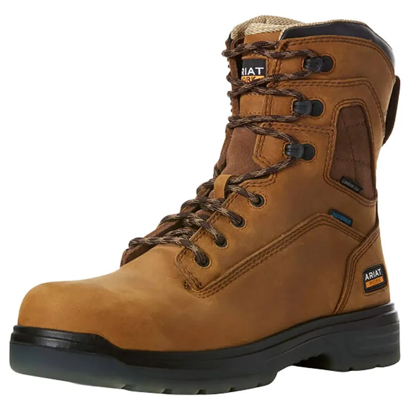 Ariat Men‘s Turbo 8" Waterproof Carbon Toe Work Boots