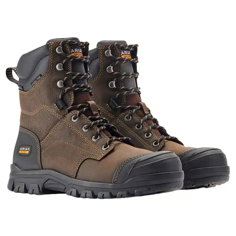 Ariat Men‘s Treadfast 8" Waterproof Steel Toe Work Boots