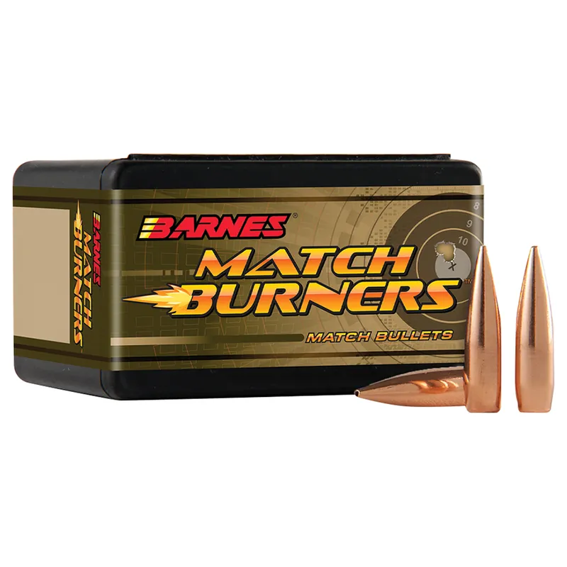 Barnes Match Burners Boat Tail Bullets